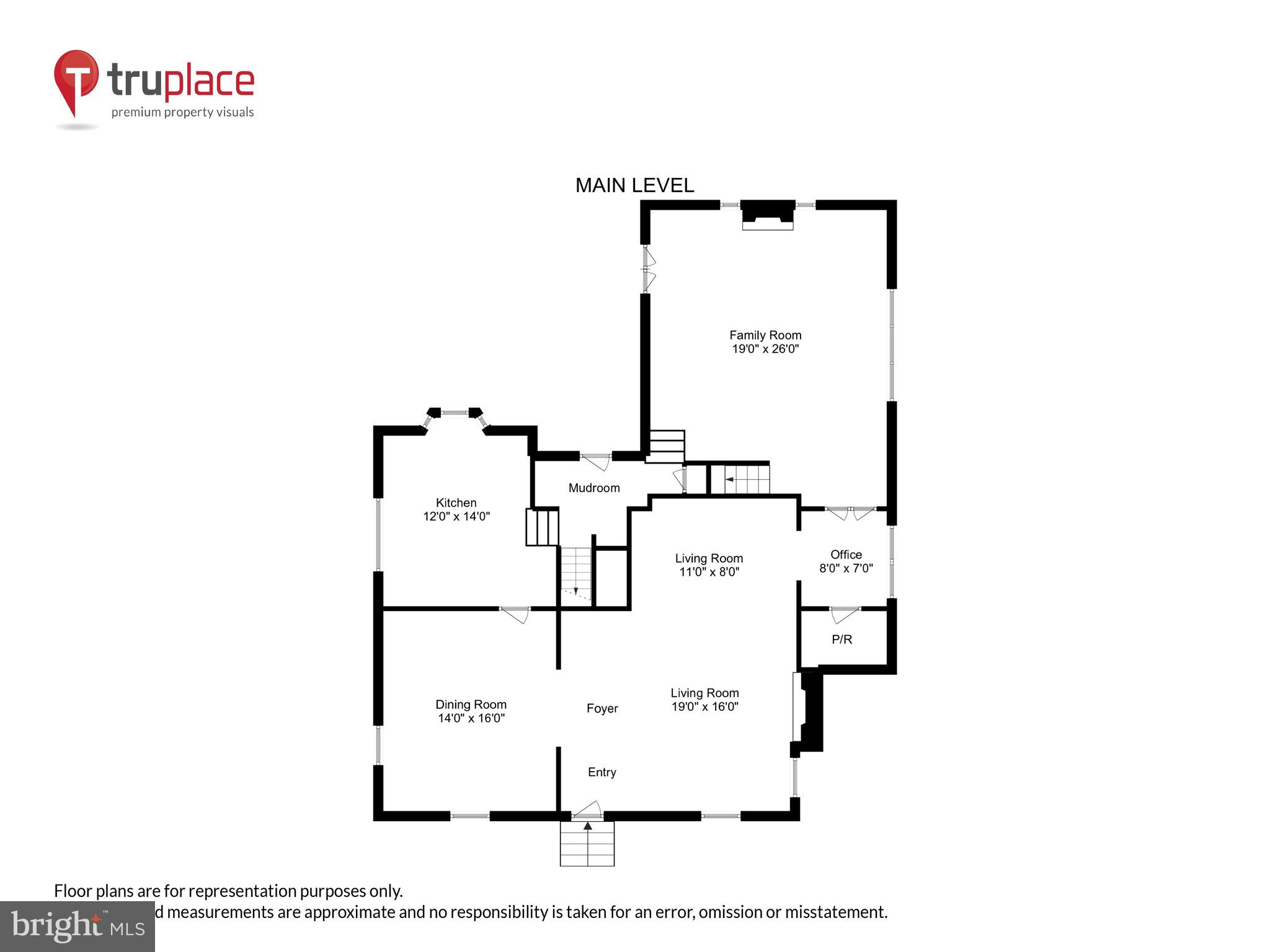 7115 Bristol Road Baltimore, MD 21212 - Photo 65 of 68 First floor floor-plan