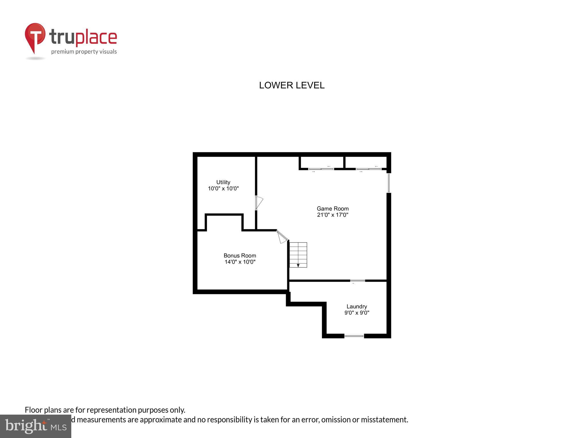7115 Bristol Road Baltimore, MD 21212 - Photo 67 of 68 Lower level floor-plan