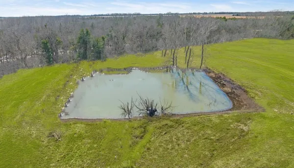 a view of an outdoor space and pool