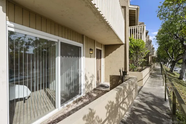 a view of a house with a patio