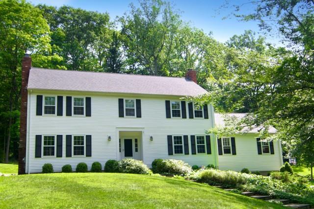20 Hunter Lane Ridgefield, CT 06877 - Photo 1 of 1 a aerial view of a house with a yard
