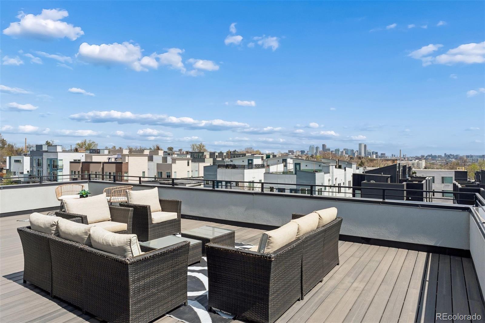 1235 Perry Street Denver, CO 80204 - Photo 33 of 41 a view of a terrace with sitting area