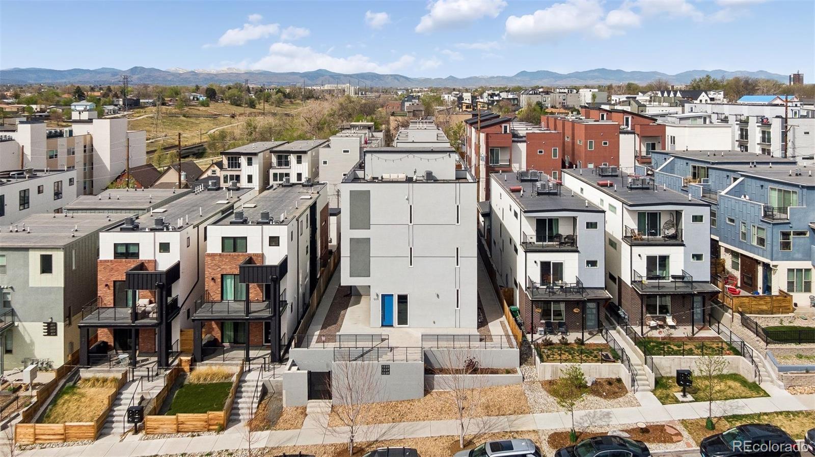 1235 Perry Street Denver, CO 80204 - Photo 37 of 41 a picture of city view with residential house and ocean view