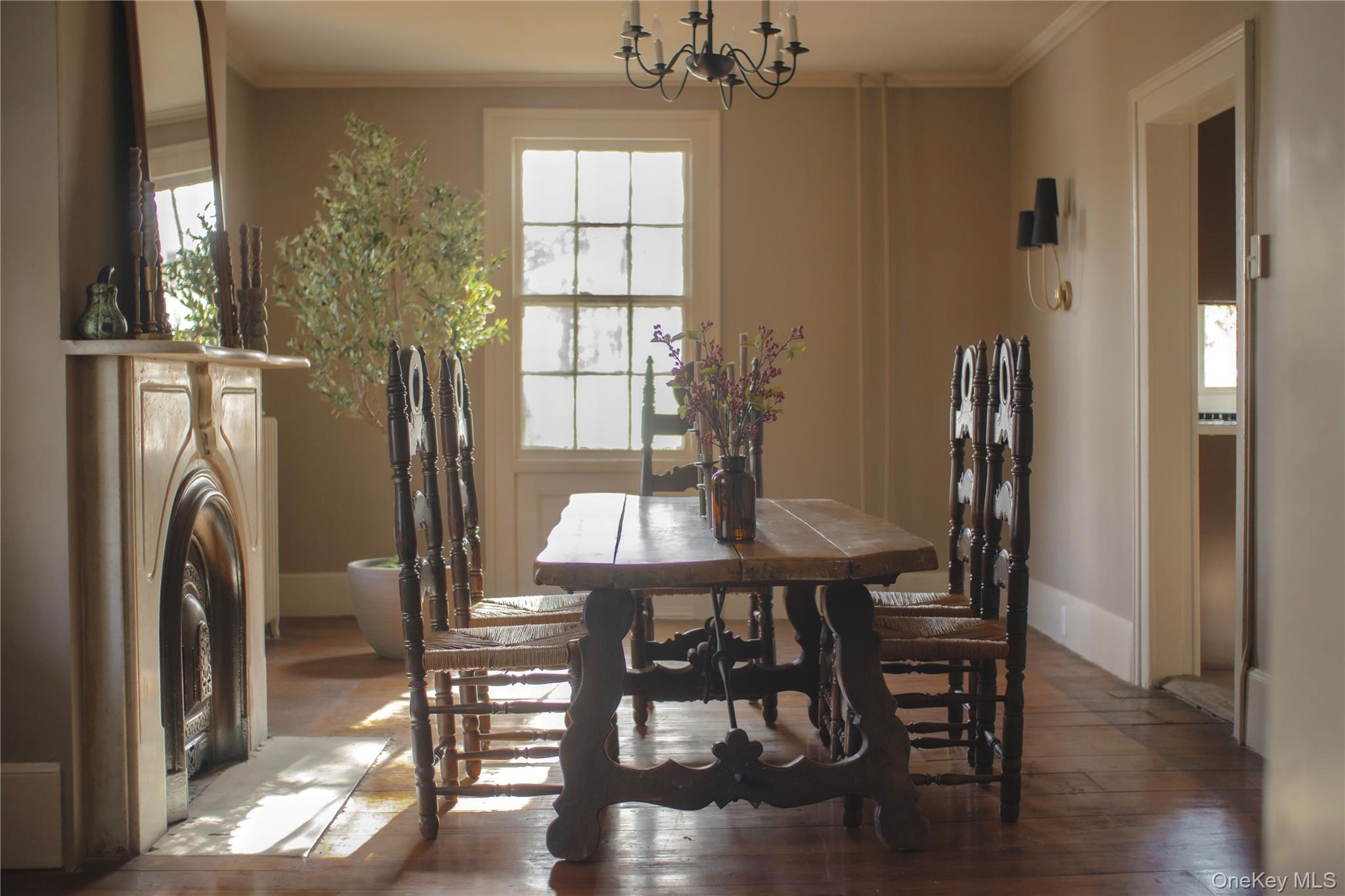 5091 Rte 9W Newburgh, NY 12550 - Photo 13 of 46 a view of a dining room with furniture window and wooden floor