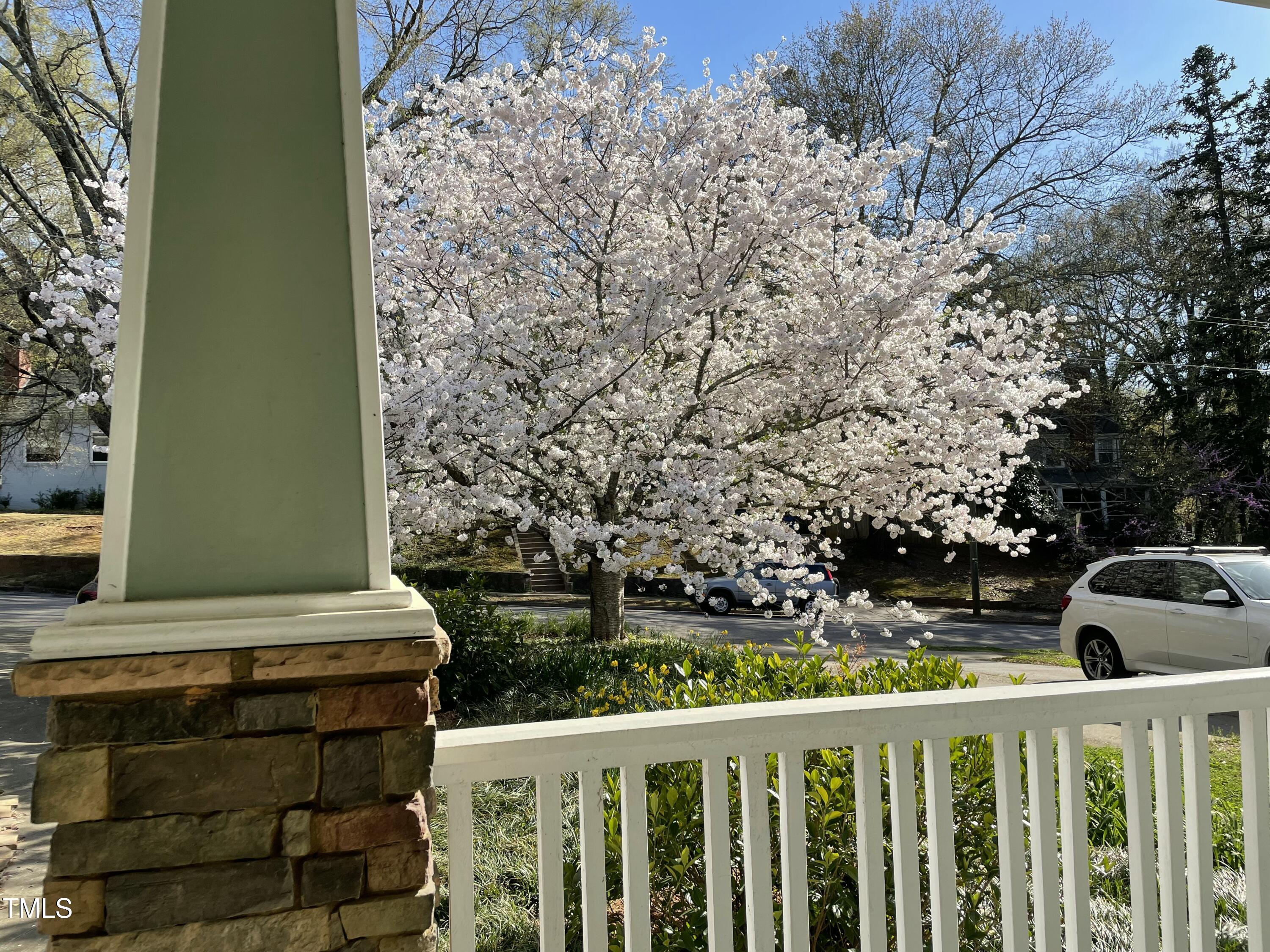 2506 Everett Avenue Raleigh, NC 27607 - Photo 38 of 45 a view of a balcony with wooden fence