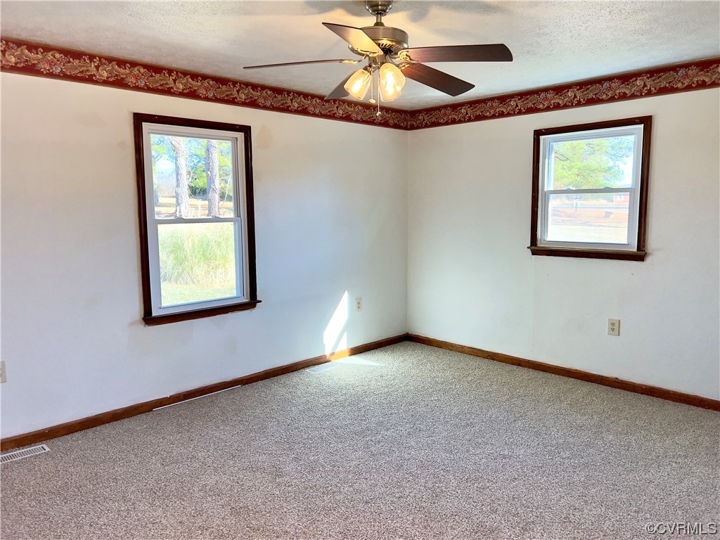 2720 Scuffletown Road Rice, VA 23966 - Photo 10 of 31 an empty room with windows and fan