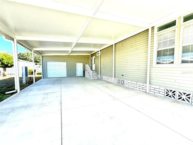 a view of a house with an outdoor space