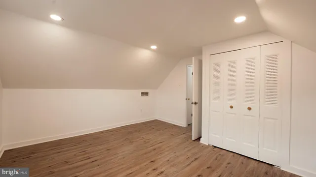 a view of a room with stairs