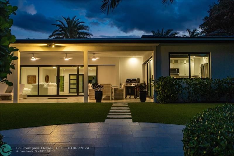 2375 Northeast 29th Street Lighthouse Point, FL 33064 - Photo 44 of 76 a view of swimming pool with an outdoor seating