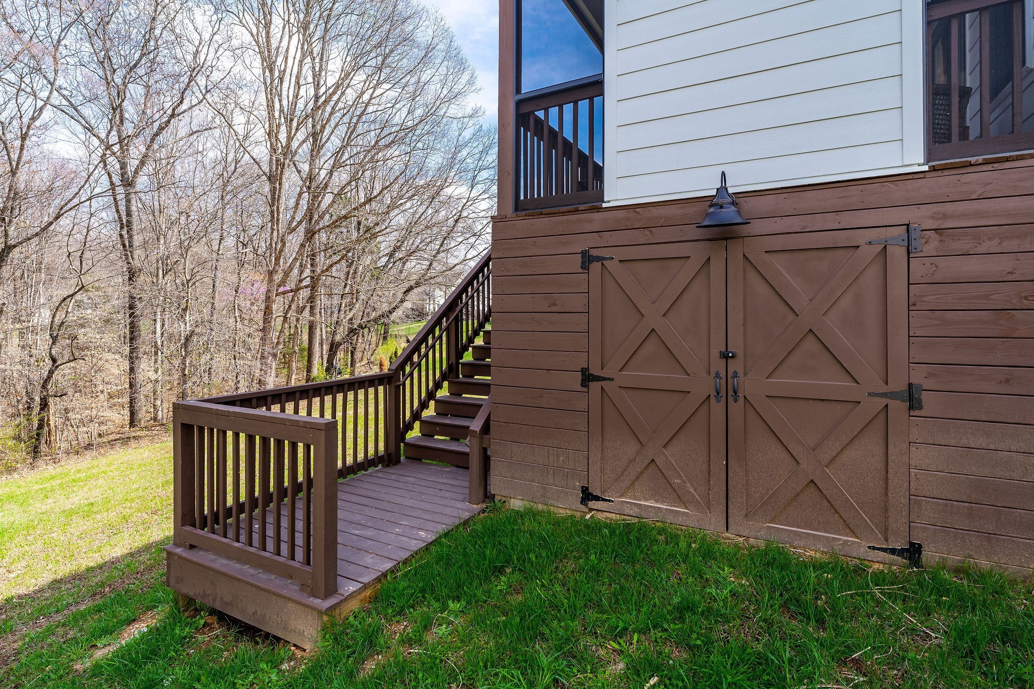 324 Evans Drive Tullahoma, TN 37388 - Photo 50 of 53 a view of a backyard with wooden fence