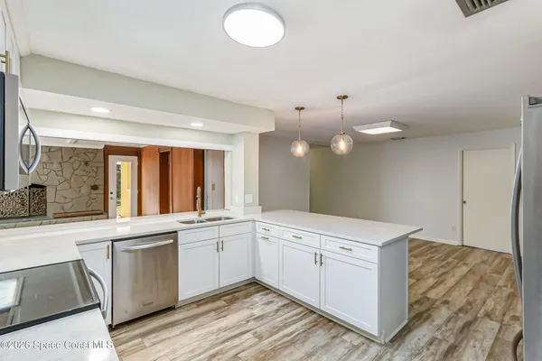 a view of an empty room