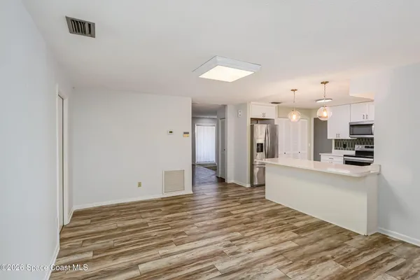 a view of an empty room