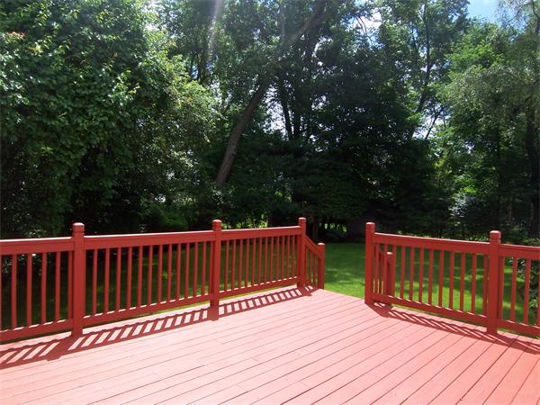 62 Judith Road Newton, MA 02459 - Photo 14 of 15 a view of wooden deck and a yard with swimming pool