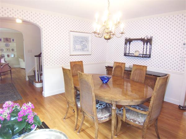 62 Judith Road Newton, MA 02459 - Photo 4 of 15 a view of a dining room with furniture and wooden floor
