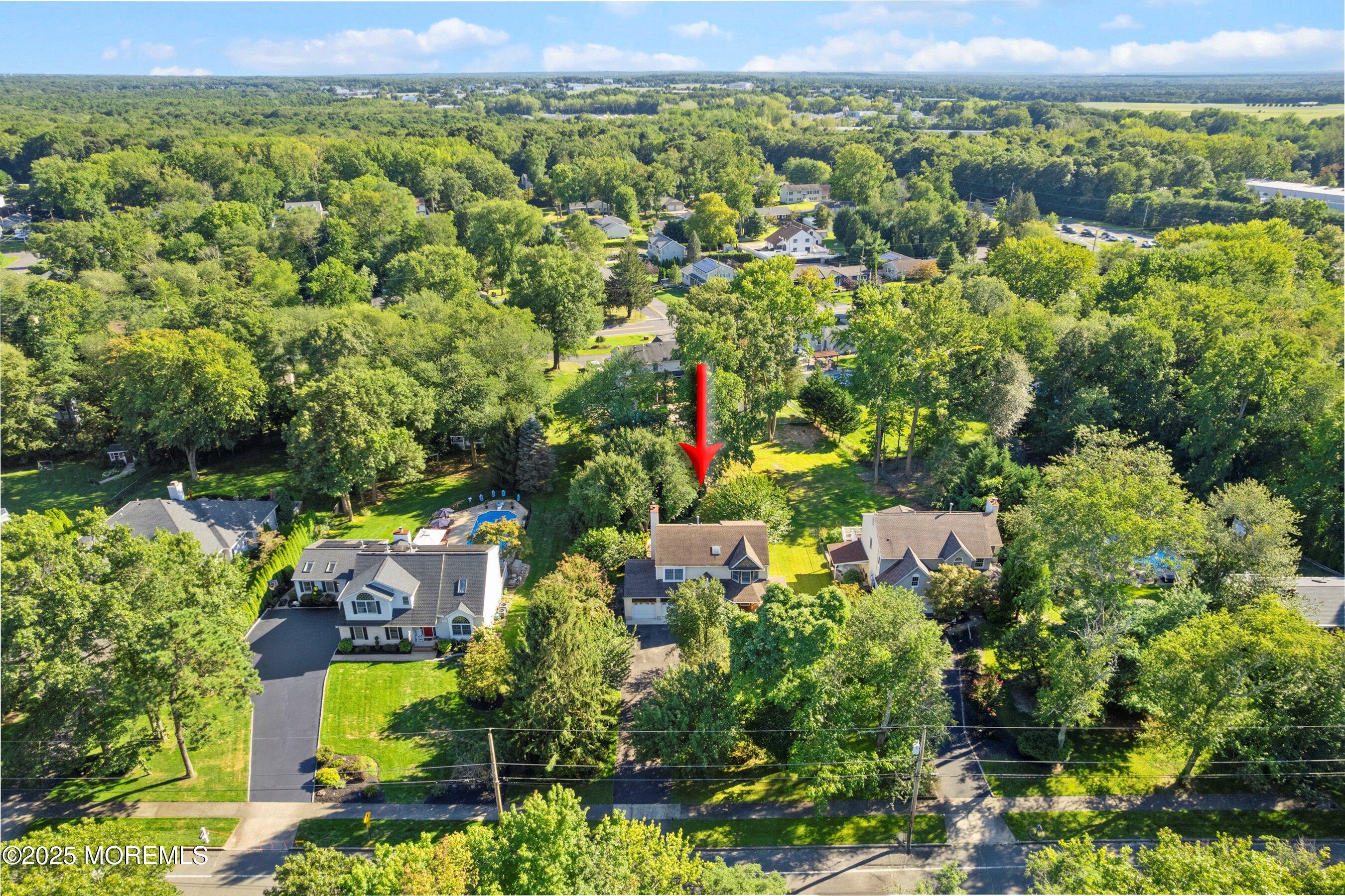 4709 Megill Road Neptune, NJ 07753 - Photo 3 of 32 03-Front Aerial ARROW