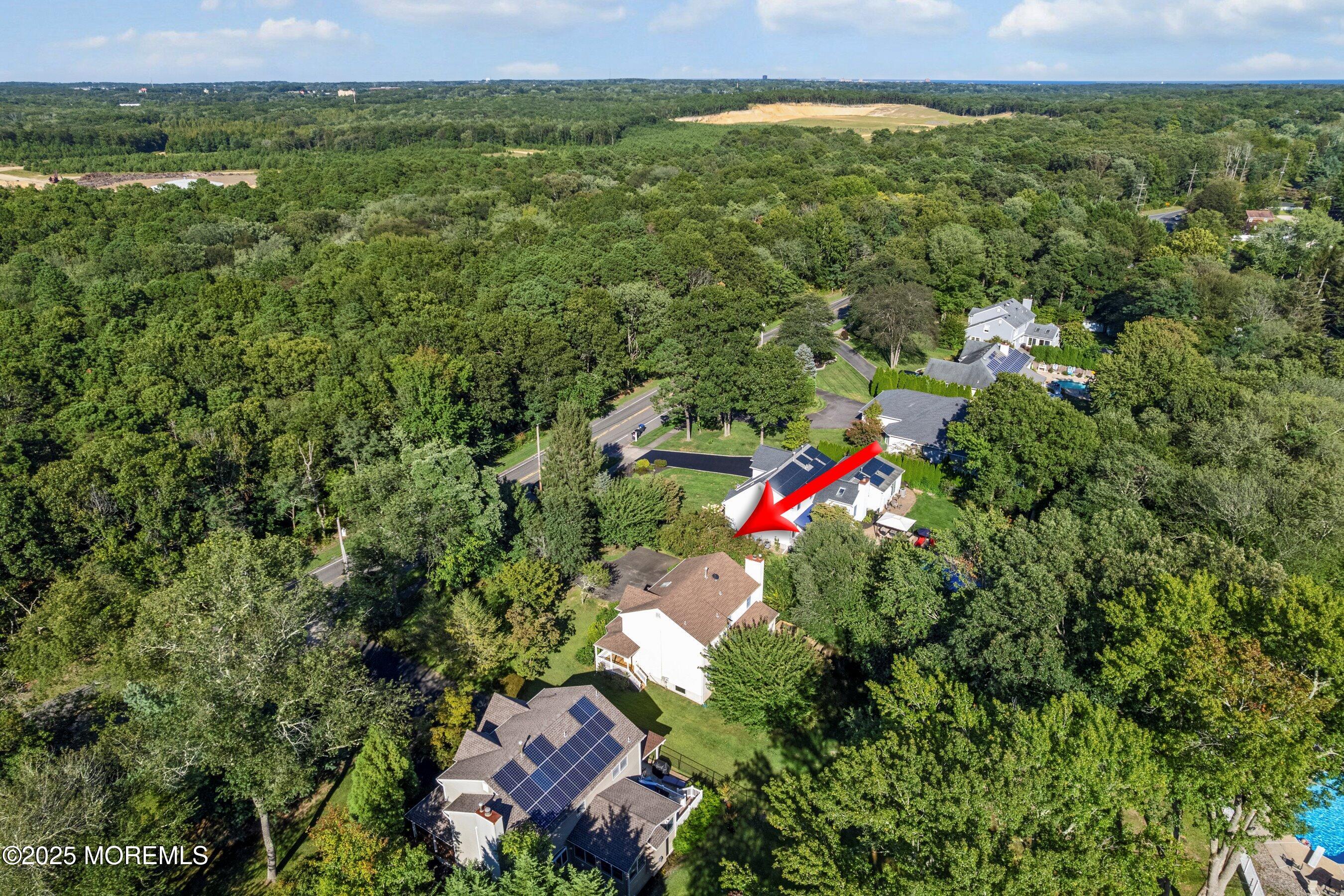 4709 Megill Road Neptune, NJ 07753 - Photo 31 of 32 37-Rear Aerial ARROW