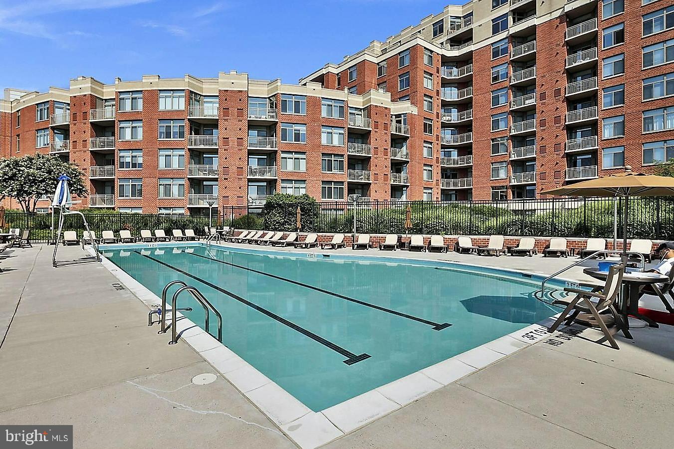 3600 South Glebe Road, Unit 602W Arlington, VA 22202 - Photo 41 of 46 a front view of a building with outdoor seating