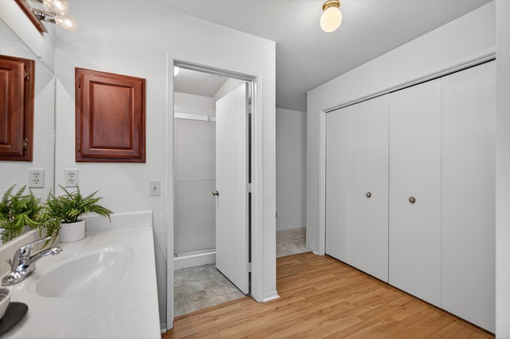 7649 El Modena Avenue Elverta, CA 95626 - Photo 47 of 75 a bathroom with a sink and a mirror