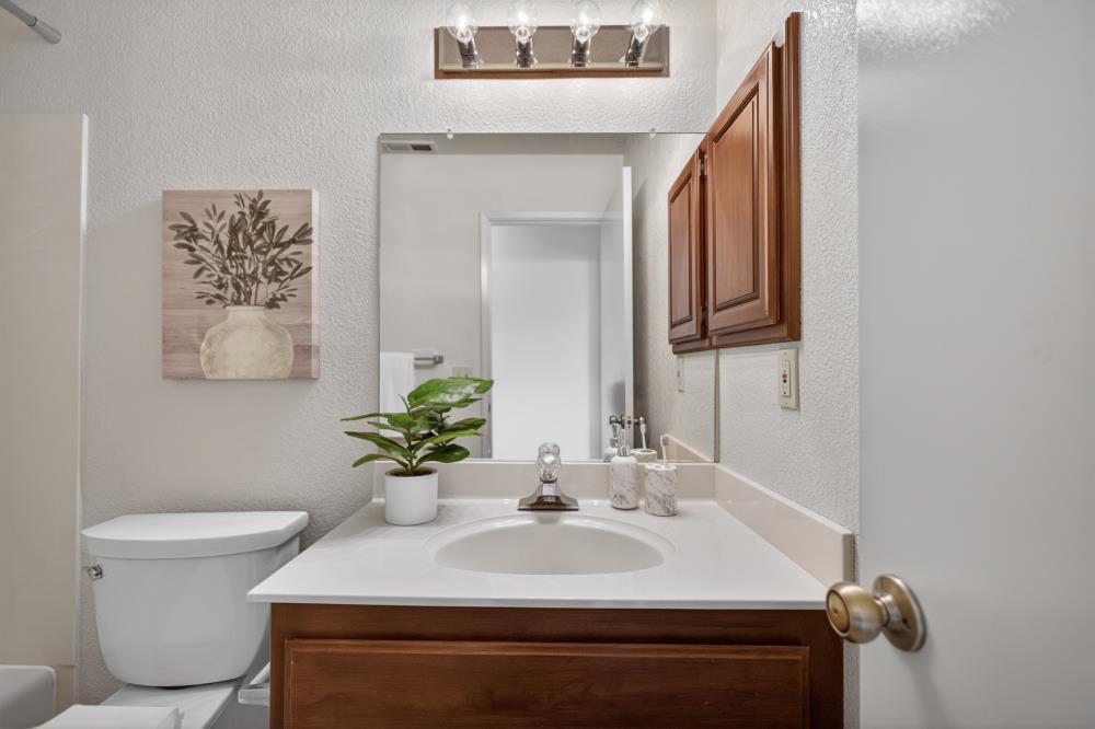 7649 El Modena Avenue Elverta, CA 95626 - Photo 51 of 75 a bathroom with a sink toilet and a mirror