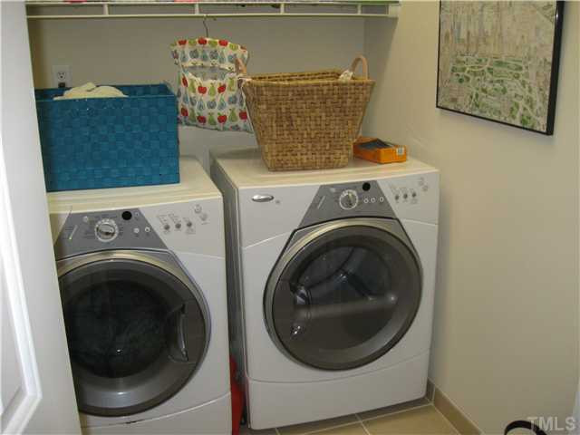 706 Tower Street Raleigh, NC 27605 - Photo 20 of 23 Laundry located on second floor. Frontload W/D do convey.