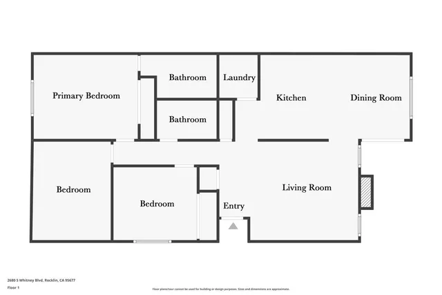 $419,500 | 2680 South Whitney Boulevard, Rocklin, CA 95677