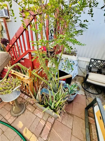 a view of outdoor sitting area