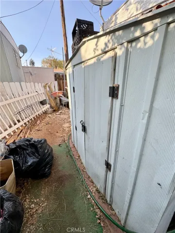 a room with storage and utility