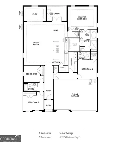 a large kitchen with a lot of cabinets and a wooden floor