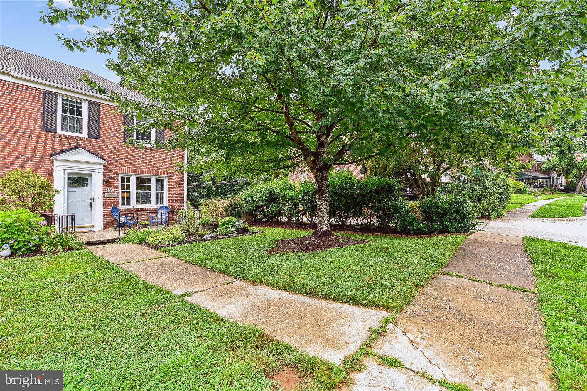 130 Stanmore Road Baltimore, MD 21212 - Photo 53 of 70 a front view of a house with a yard