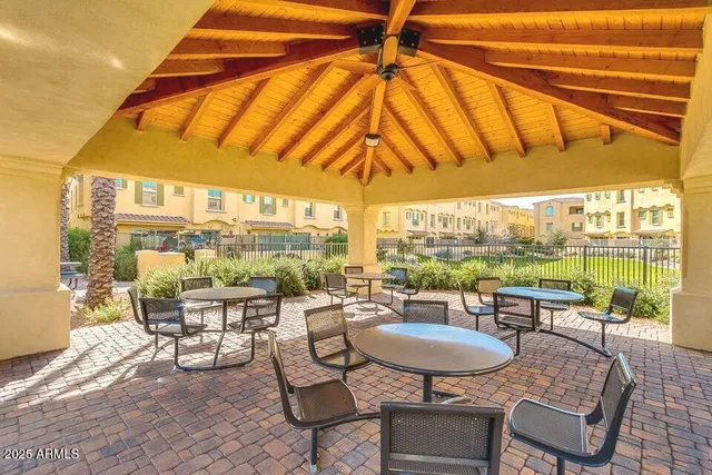 a view of a yard with plants