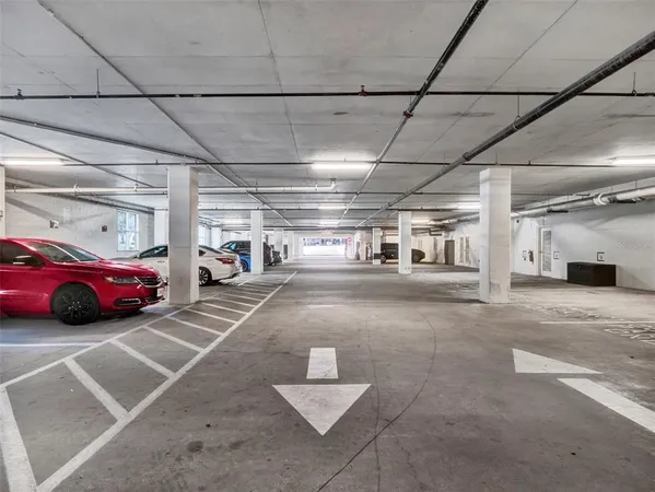 a view of parking area