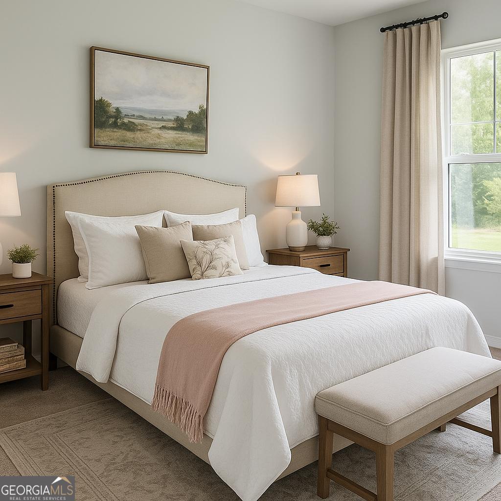 196 Sage Street, Unit HOMESITE 30 Commerce, GA 30529 - Photo 13 of 16 a bedroom with a bed and a painting on the wall