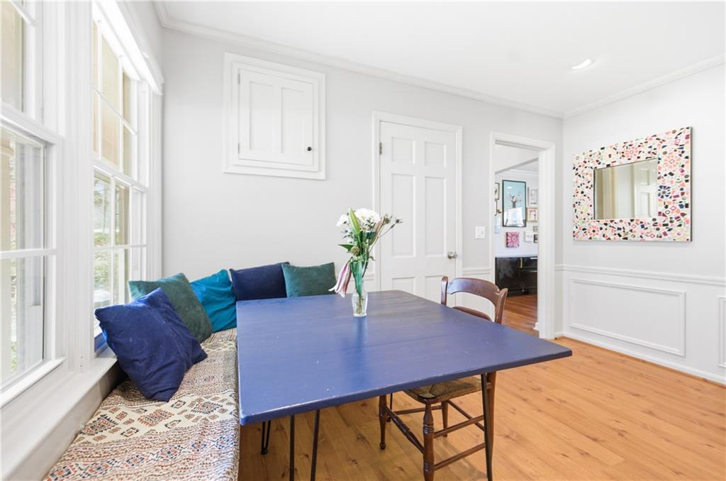 2864 Briarlake Road Northeast Atlanta, GA 30345 - Photo 16 of 77 a view of a dining room with furniture and wooden floor