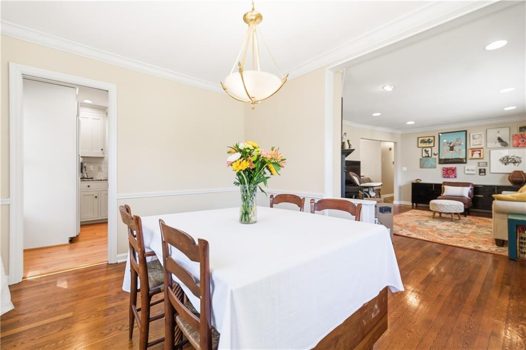 2864 Briarlake Road Northeast Atlanta, GA 30345 - Photo 19 of 77 a view of a dining room with furniture and wooden floor