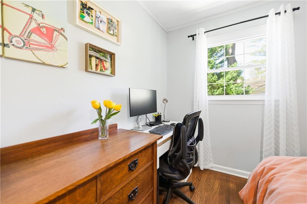 2864 Briarlake Road Northeast Atlanta, GA 30345 - Photo 32 of 77 a view of a workspace with furniture and a window