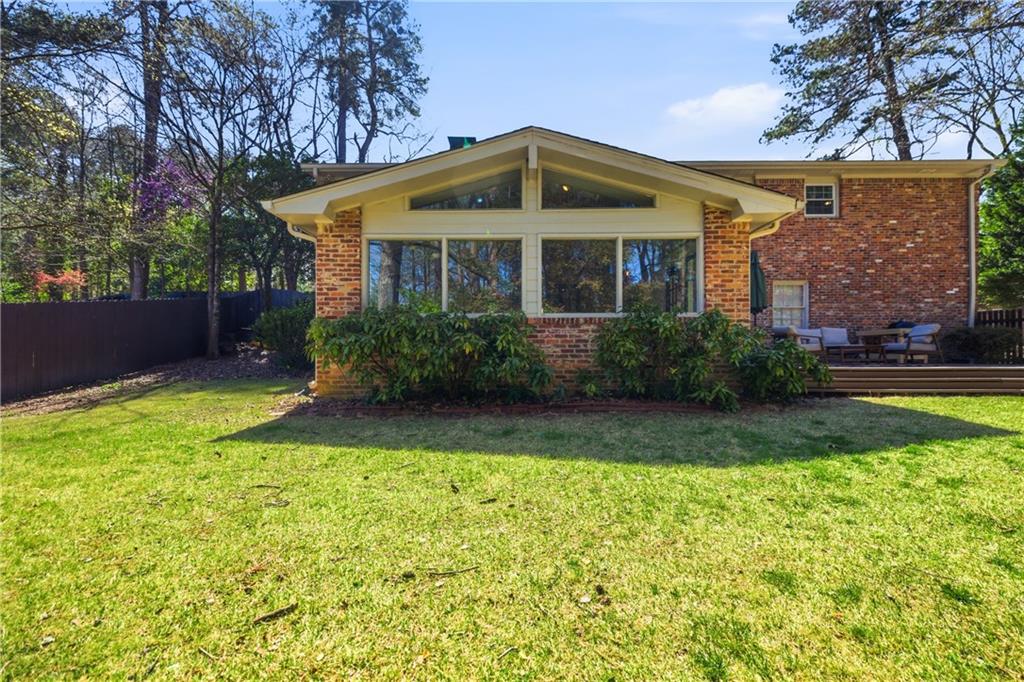 2864 Briarlake Road Northeast Atlanta, GA 30345 - Photo 62 of 77 a front view of a house with garden