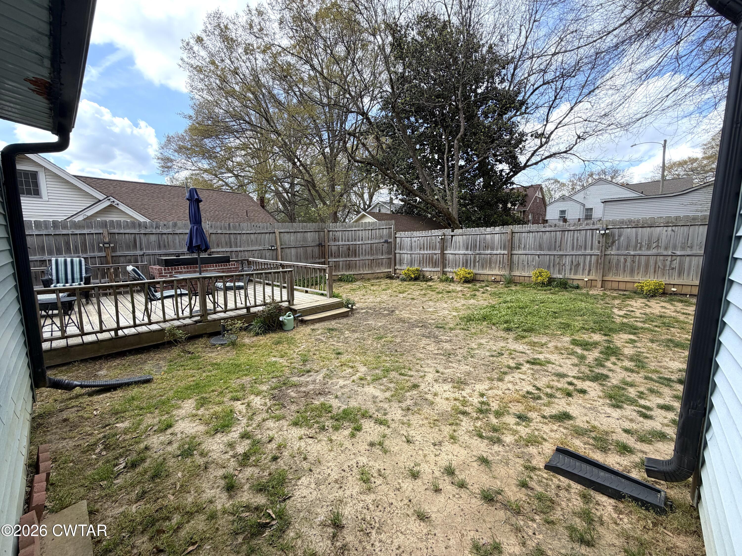 415 Division Avenue Jackson, TN 38301 - Photo 34 of 43 415 Backyard from House Corner