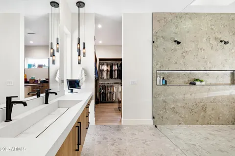 a view of living room with furniture and a flat screen tv