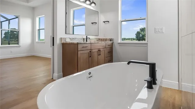 a workspace with a window