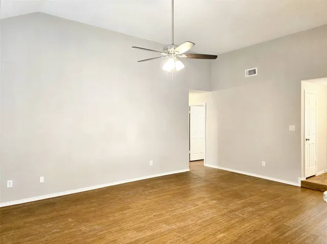 a view of an empty room