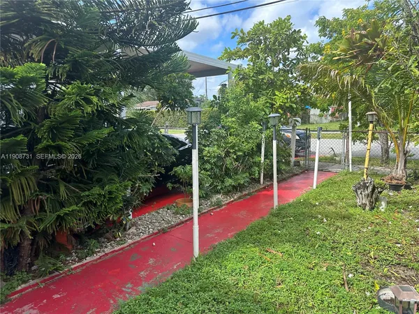 a view of an outdoor space and yard