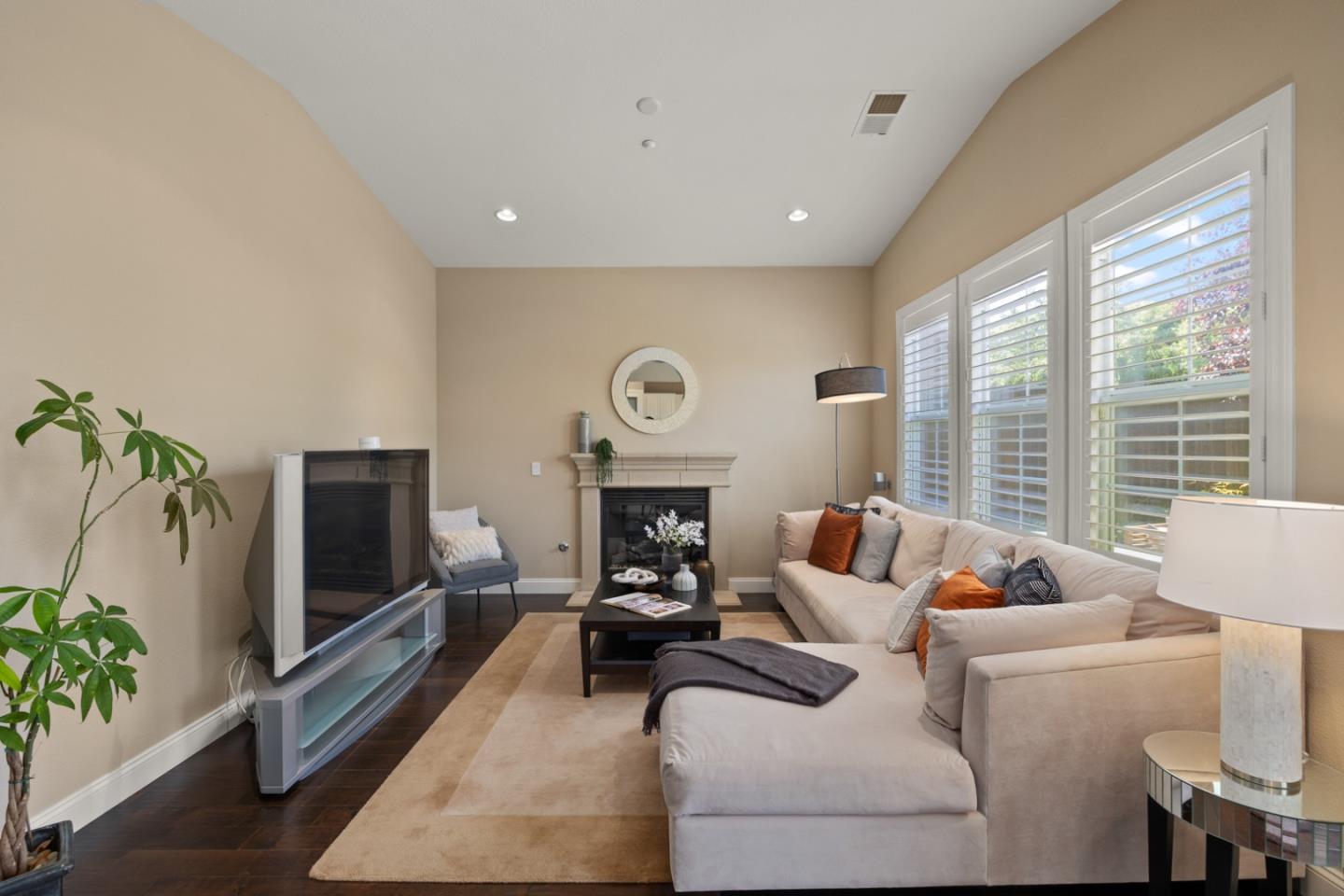 39 Estates Drive Millbrae, CA 94030 - Photo 4 of 19 a living room with furniture fireplace and flat screen tv