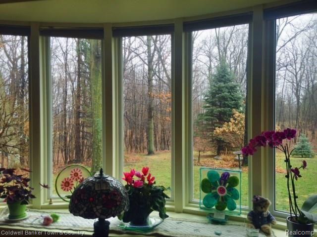 1800 Lone Tree Road Highland, MI 48357 - Photo 11 of 43 South view from living room bay window