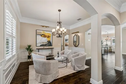 a kitchen with appliances cabinets and a counter top space
