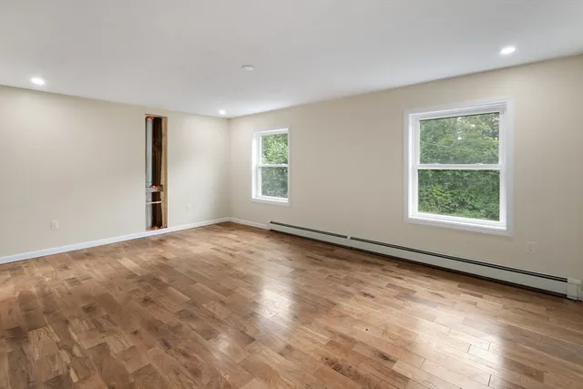 a view of an outdoor space and a yard