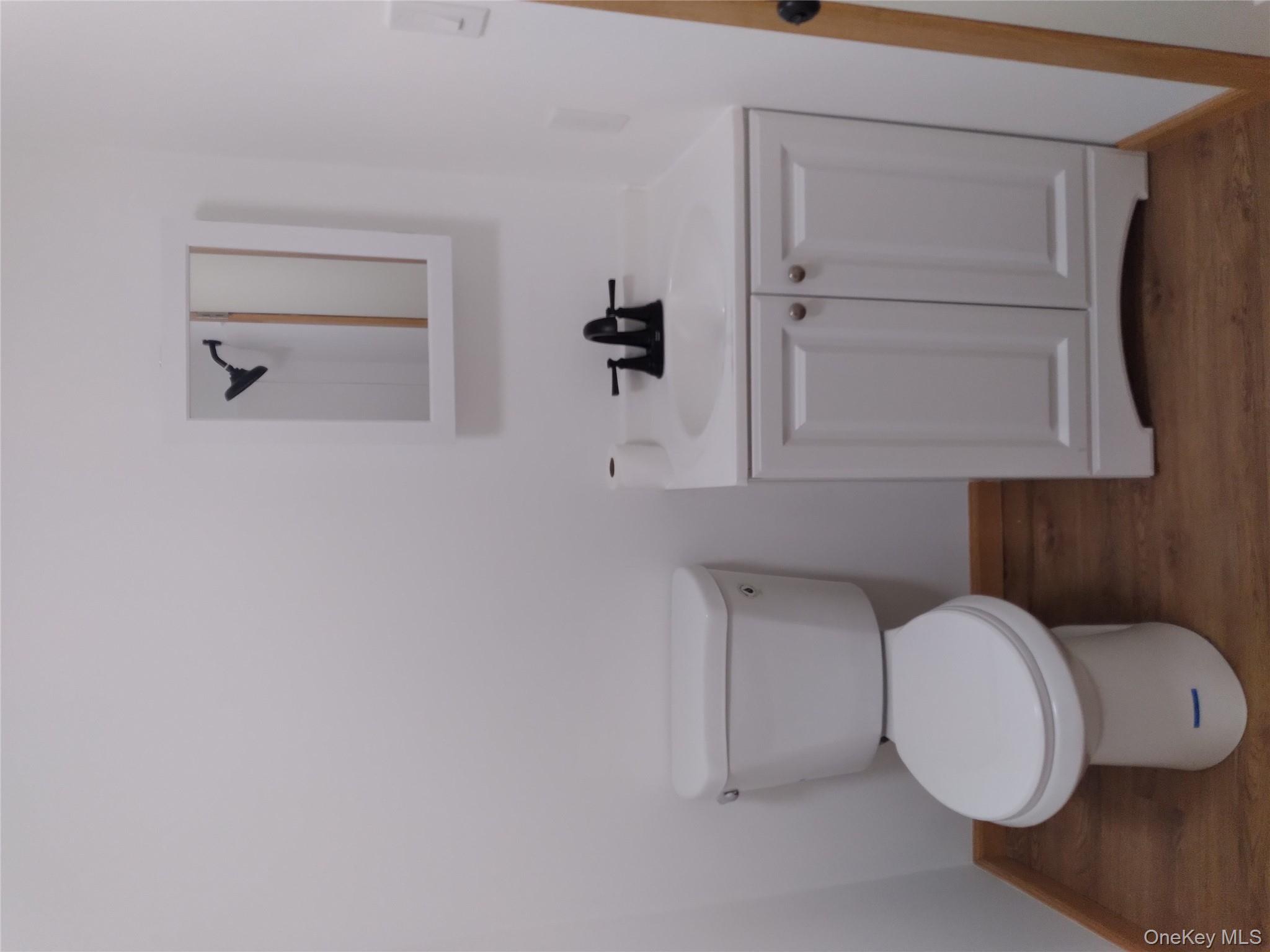 31 Willowemoc Road Livingston Manor, NY 12758 - Photo 11 of 23 a bathroom with a toilet sink and mirror