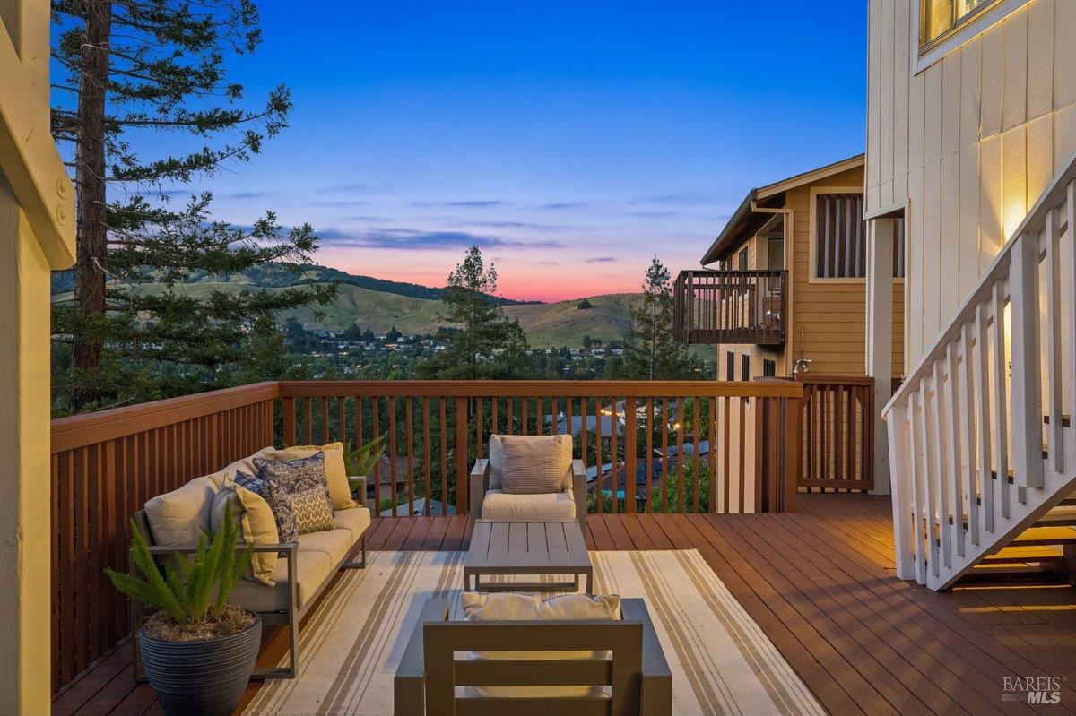 1036 Lea Drive San Rafael, CA 94903 - Photo 66 of 88 a view of balcony with furniture