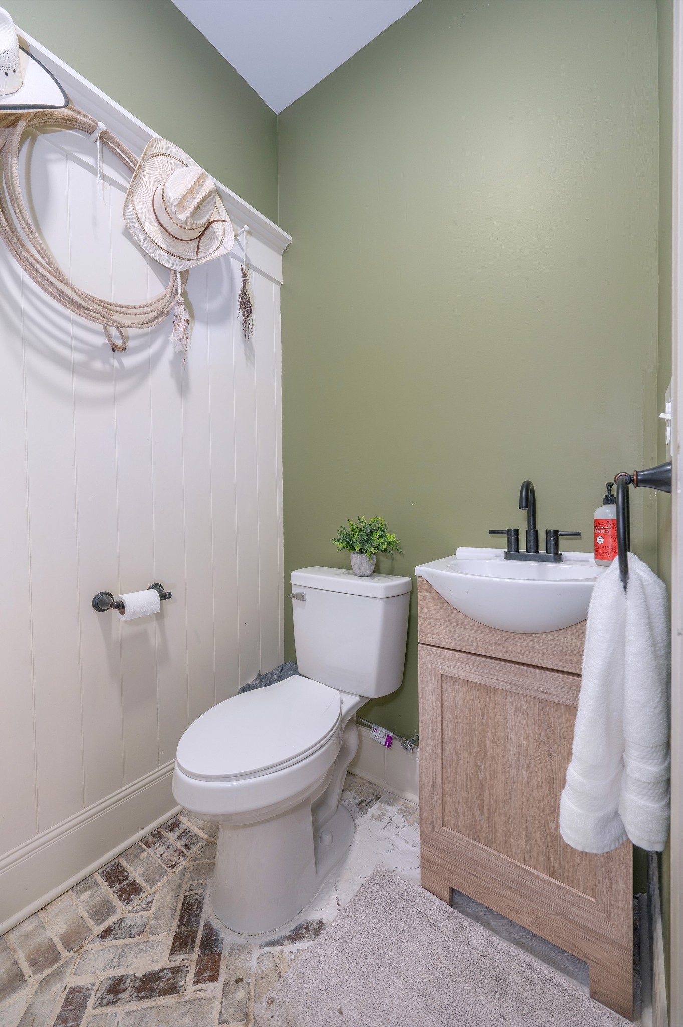 153 Lewis Road Morrison, TN 37357 - Photo 12 of 45 a bathroom with a toilet and a sink