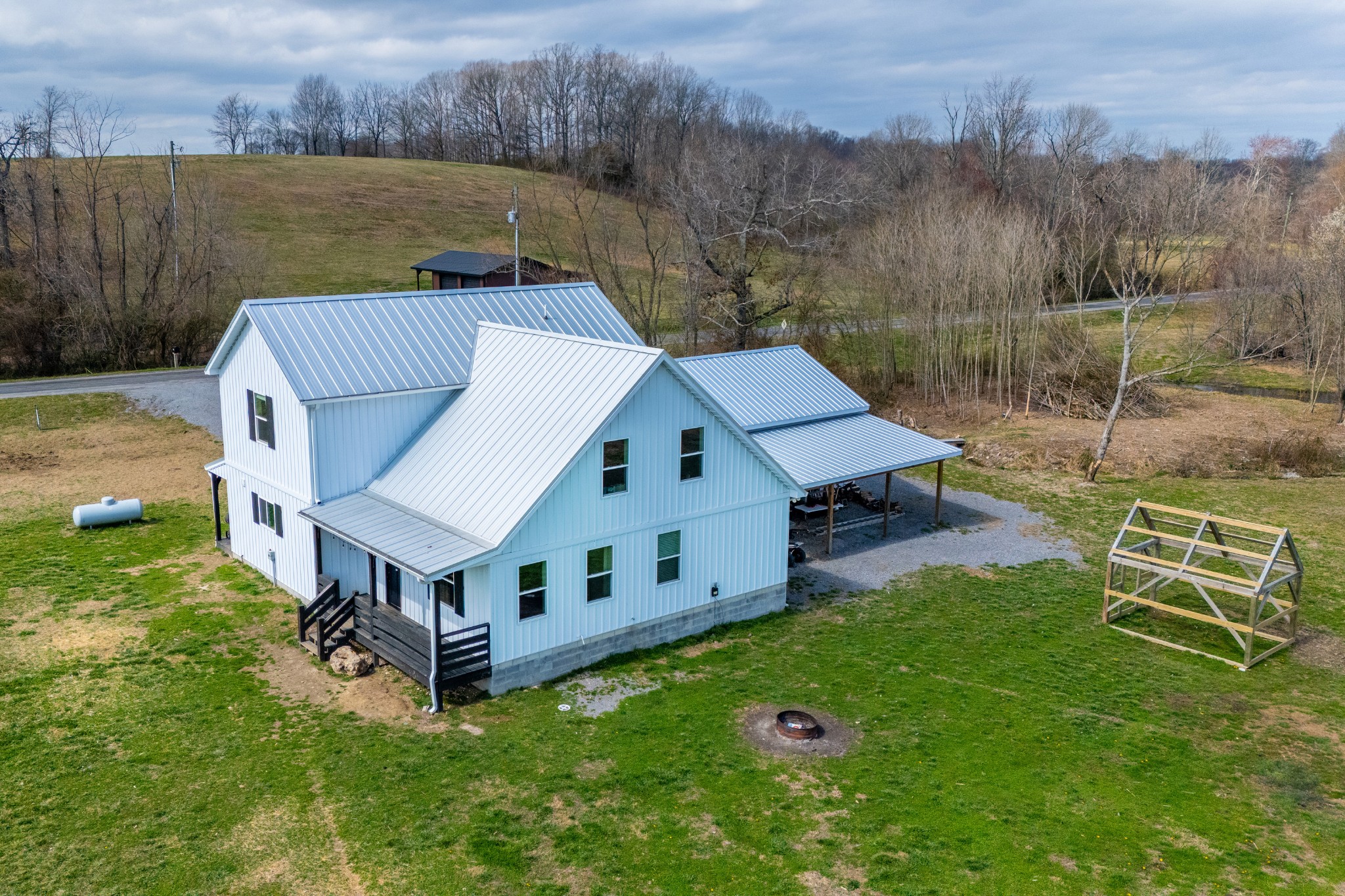 153 Lewis Road Morrison, TN 37357 - Photo 3 of 45 an aerial view of a house having yard