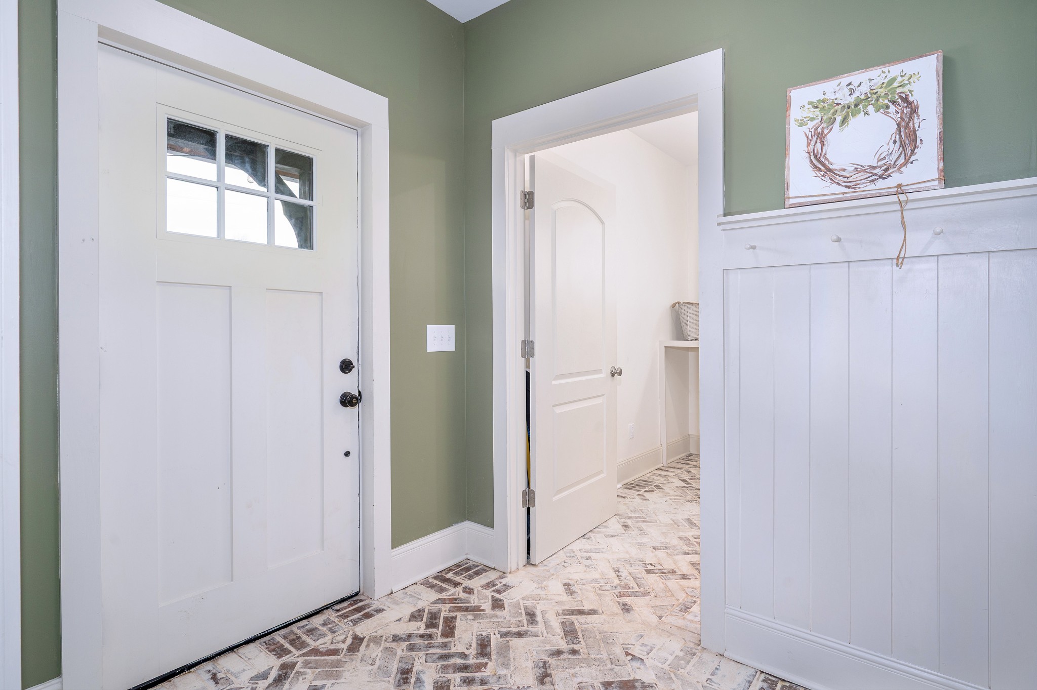 153 Lewis Road Morrison, TN 37357 - Photo 9 of 45 a view of a hallway with wooden floor and cabinet